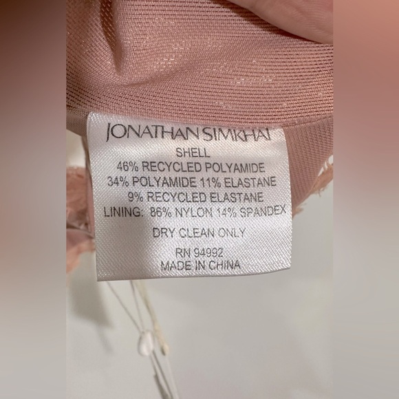 NWT Jonathan Simkhai Lace Bralette Desert Rose Pink XS - Picture 8 of 9